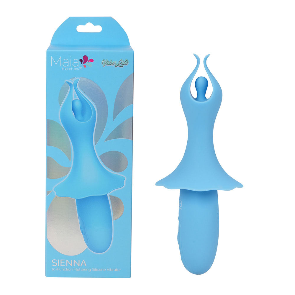 Maia SIENNA 15.2 cm USB Rechargeable Fluttering Bullet