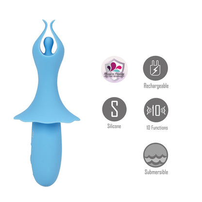 Maia SIENNA 15.2 cm USB Rechargeable Fluttering Bullet