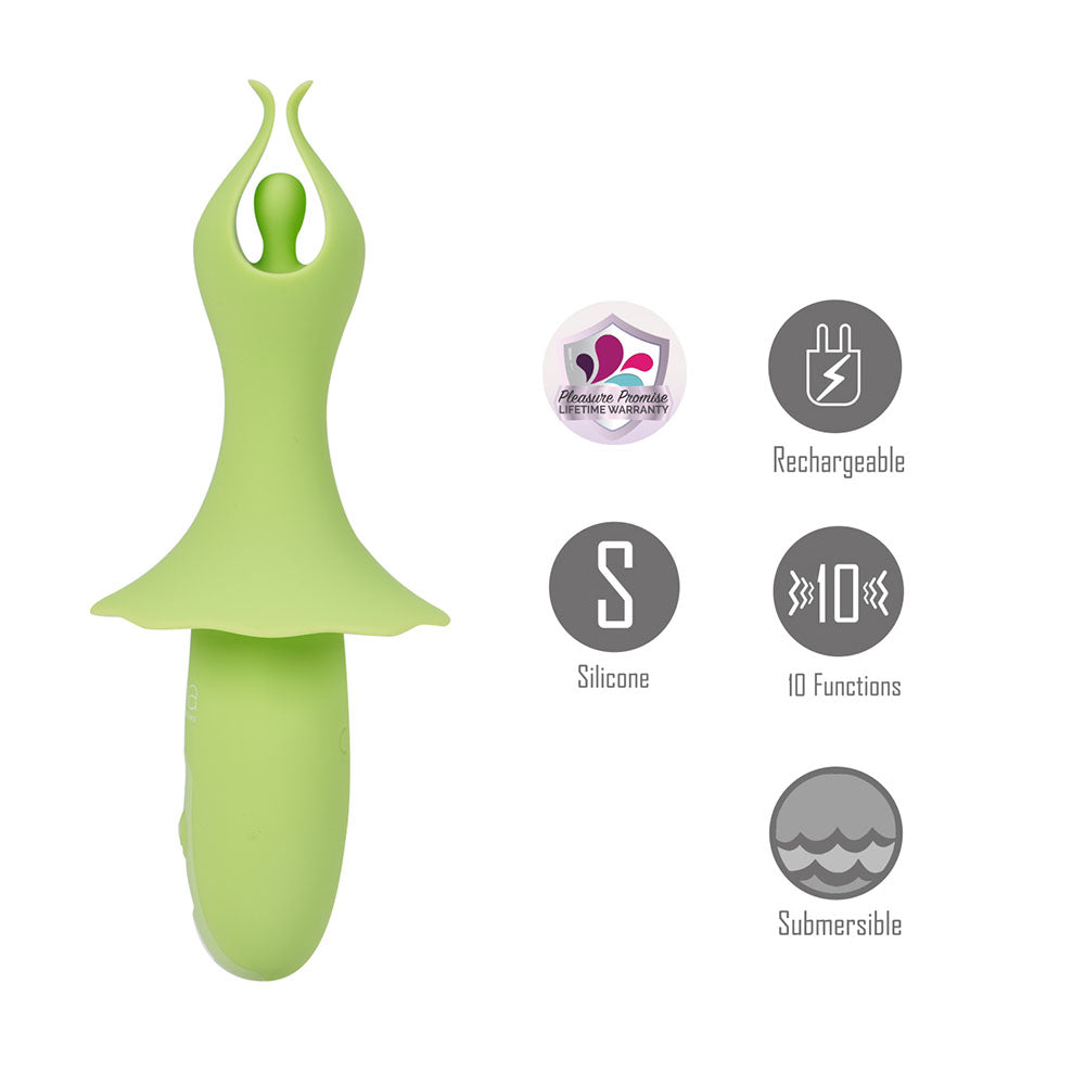 Maia SIENNA 15.2 cm USB Rechargeable Fluttering Bullet