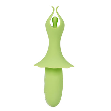 Maia SIENNA - Green - Green 15.2 cm USB Rechargeable Fluttering Bullet