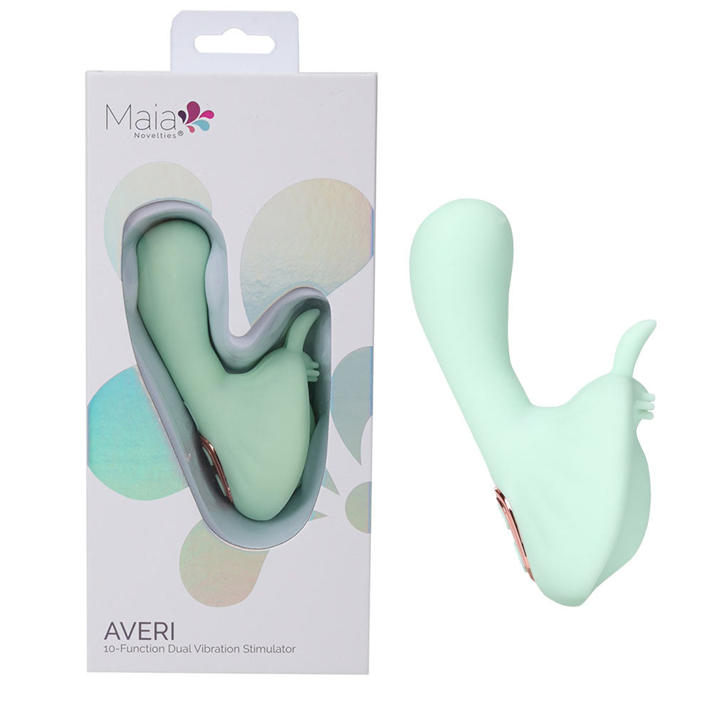 Maia AVERI USB Rechargeable Vibrator - Green
