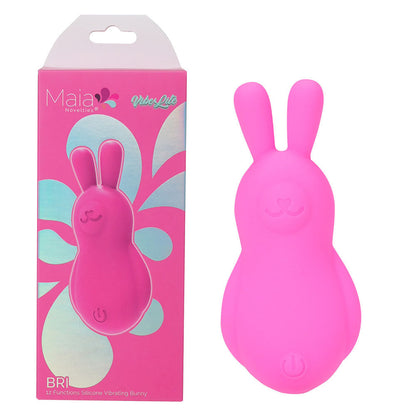 Maia BRI 9 cm USB Rechargeable Vibrating Bunny Bullet - Pink