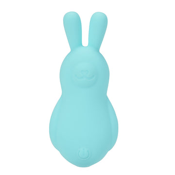 Maia BRI - Teal - Teal 9 cm USB Rechargeable Vibrating Bunny Bullet