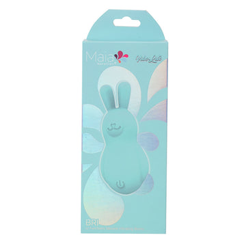 Maia BRI - Teal - Teal 9 cm USB Rechargeable Vibrating Bunny Bullet