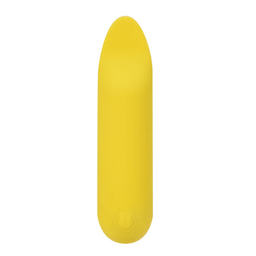 Maia TAWNI - Yellow - Yellow 9 cm USB Rechargeable Bullet with Flickering Tip