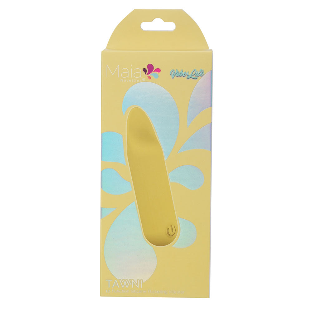 Maia TAWNI 9 cm USB Rechargeable Bullet with Flickering Tip