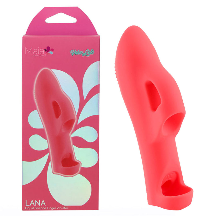 Maia LANA - Red - Red USB Rechargeable Finger Stimulator