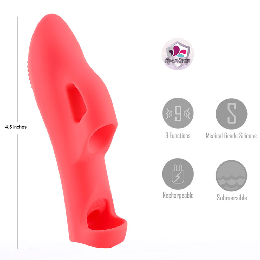 Maia LANA - Red USB Rechargeable Finger Stimulator