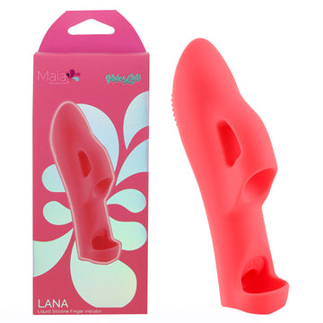 Maia LANA - Red - Red USB Rechargeable Finger Stimulator