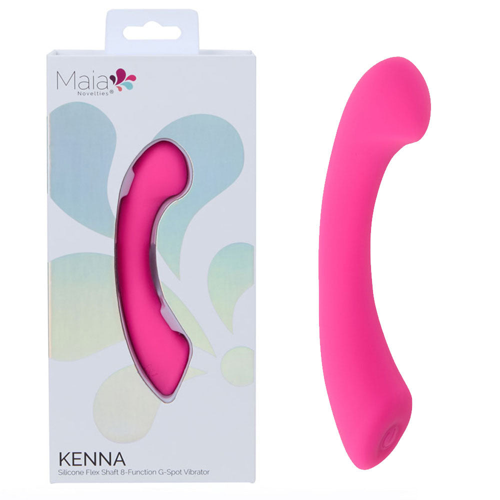 Maia KENNA - Pink 12.7 cm USB Rechargeable Vibrator
