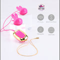 Maia MOLLI - Pink - Pink USB Rechargeable Vibrating Nipple Clamps & Necklace