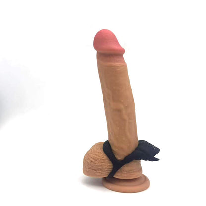 Maia ROCKY - Black USB Rechargeable Vibrating Cock & Balls Ring