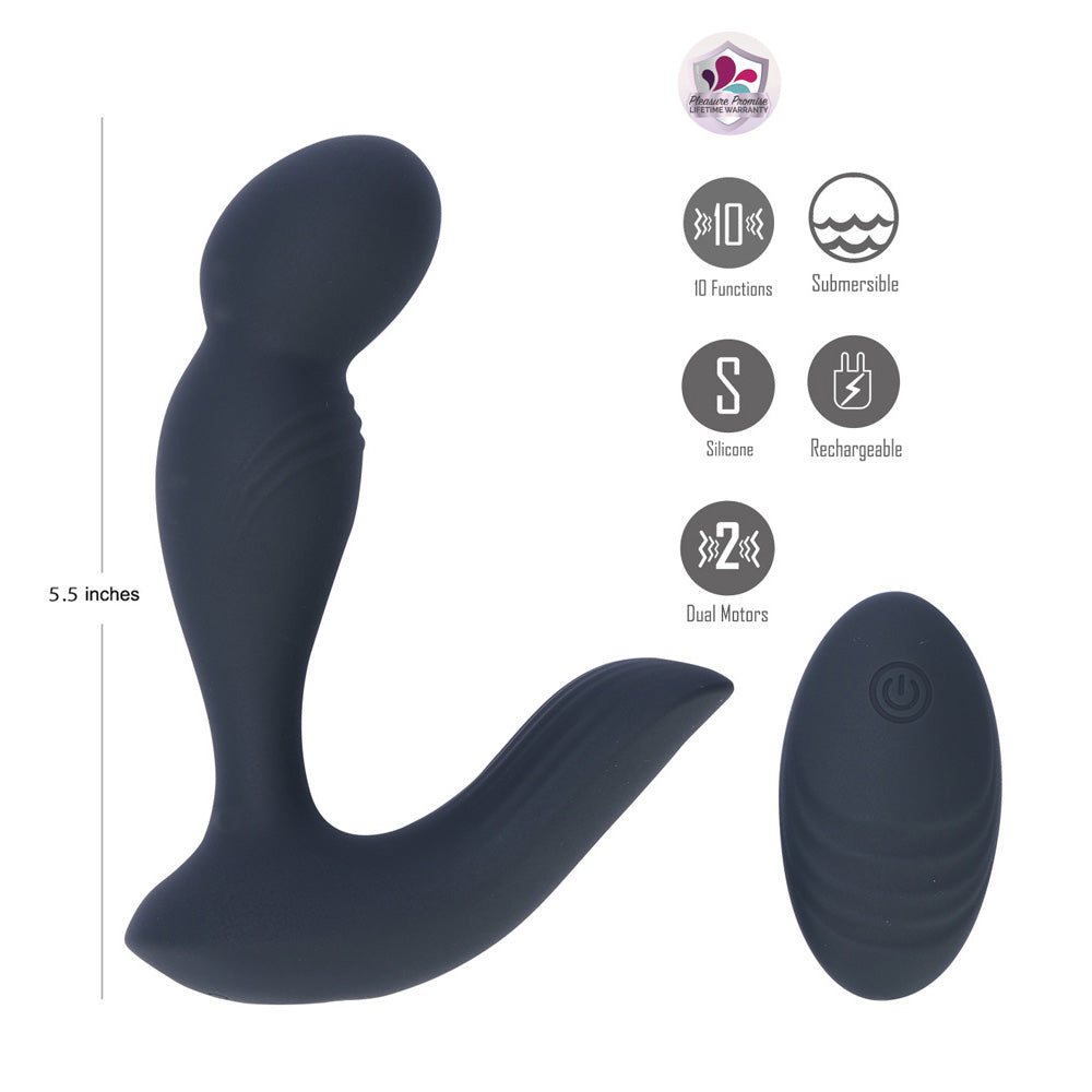 Maia COLTON - Black Vibrating Prostate Massager