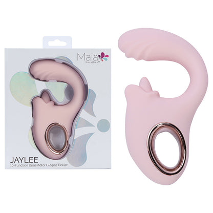 Maia JAYLEE - Pink USB Rechargeable Dual Motor Vibrator