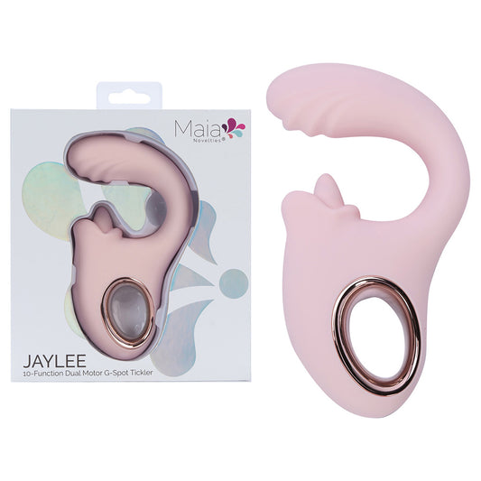 Maia JAYLEE - Pink USB Rechargeable Dual Motor Vibrator