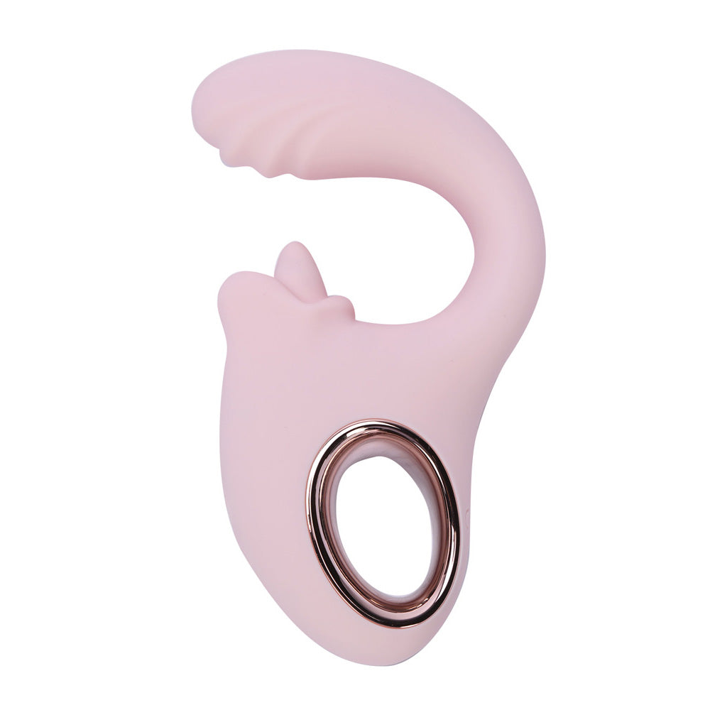 Maia JAYLEE - Pink USB Rechargeable Dual Motor Vibrator
