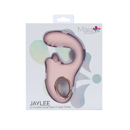 Maia JAYLEE - Pink USB Rechargeable Dual Motor Vibrator