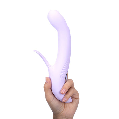 Maia CHARLI - Lavender 22.9 cm Flapping & Tapping Rabbit Vibrator
