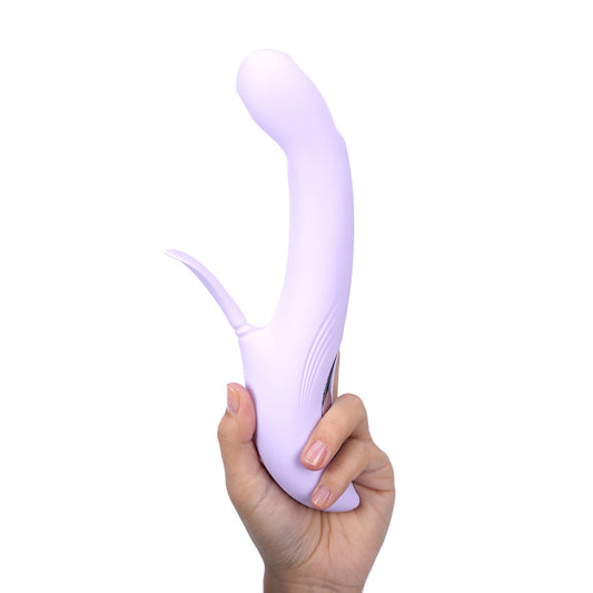 Maia CHARLI - Lavender 22.9 cm Flapping & Tapping Rabbit Vibrator