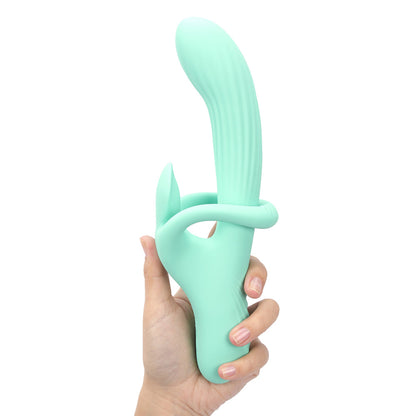 Maia TENLEY - Mint Green 24.1 cm Gyrating Rabbit Vibrator