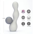 Maia PRESLEY - Grey 15.2 cm USB Rechargeable Rabbit Vibrator