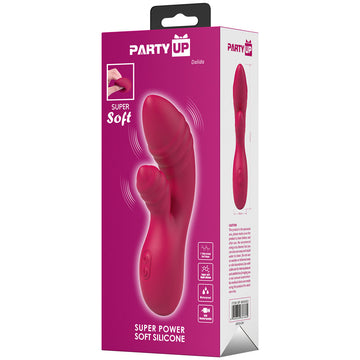 Party Up DALIDA - Pink - Pink 16.2 cm USB Rechargeable Rabbit Vibrator