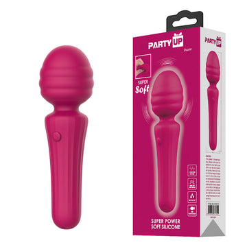 Party Up DUUNA - Pink - Pink 16.9 cm USB Rechargeable Massage Wand
