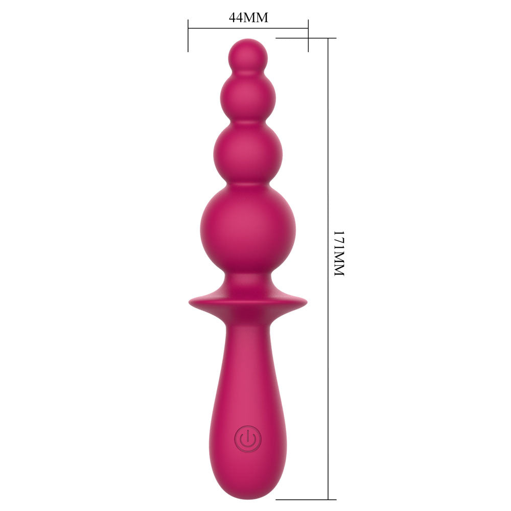 Party Up EVAJANE 17.1 cm USB Rechargeable Beaded Vibrator