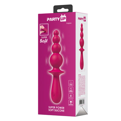 Party Up EVAJANE 17.1 cm USB Rechargeable Beaded Vibrator