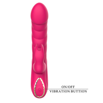 Party Up MONICA - Pink - Pink 15.8 cm USB Rechargeable Rabbit Vibrator