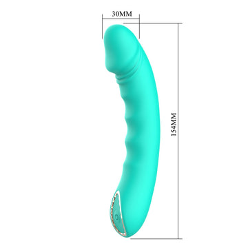 Party Up NIKI - Teal - Teal 15.4 cm USB Rechargeable Vibrator