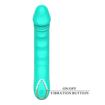 Party Up NIKI - Teal - Teal 15.4 cm USB Rechargeable Vibrator