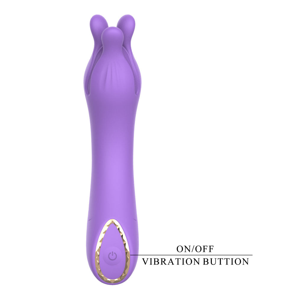 Party Up KELLY - Purple 13.7 cm USB Rechargeable Vibrator