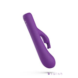 Bwild Bunny Infinite Deluxe - Purple - Purple 19.3 cm USB Rechargeable Rabbit Vibrator - Image 4