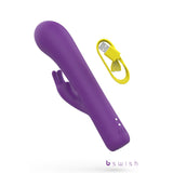 Bwild Bunny Infinite Deluxe - Purple - Purple 19.3 cm USB Rechargeable Rabbit Vibrator - Image 7