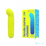 Bcute Curve Infinite Classic - Citrus Yellow - Yellow 10 cm USB Rechargeable Vibrator - Image 1
