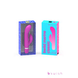 Bwild Classic Marine - Cerise - Cerise 15.2 cm Rabbit Vibrator - Image 3