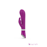 Bwild Deluxe Bunny - Raspberry - Raspberry 19.3 cm (7.5'') Rabbit Vibrator - Image 2