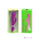 Bwild Deluxe Bunny - Raspberry - Raspberry 19.3 cm (7.5'') Rabbit Vibrator - Image 3