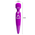 Party Up BRUCE Wand - Pink - Pink 25 cm USB Rechargeable Massage Wand