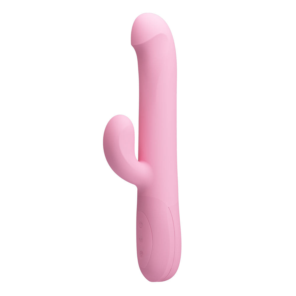 Party Up DEAN Wavy Rotation Vibe - Pink Rotating Rabbit Vibrator