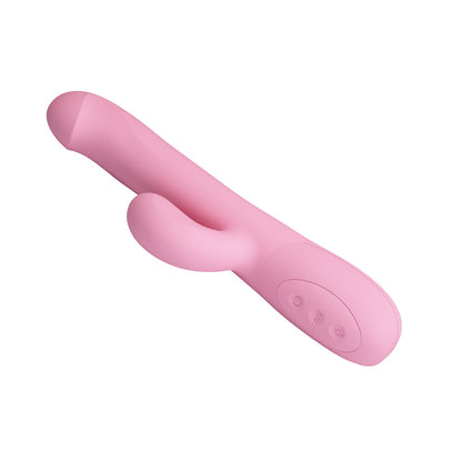 Party Up DEAN Wavy Rotation Vibe - Pink Rotating Rabbit Vibrator