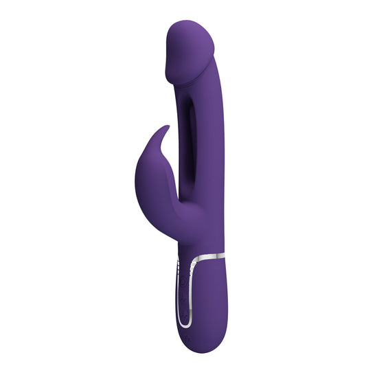 Party Up DAVID Swinging Vibe - Purple 23.2 cm Rabbit Vibrator