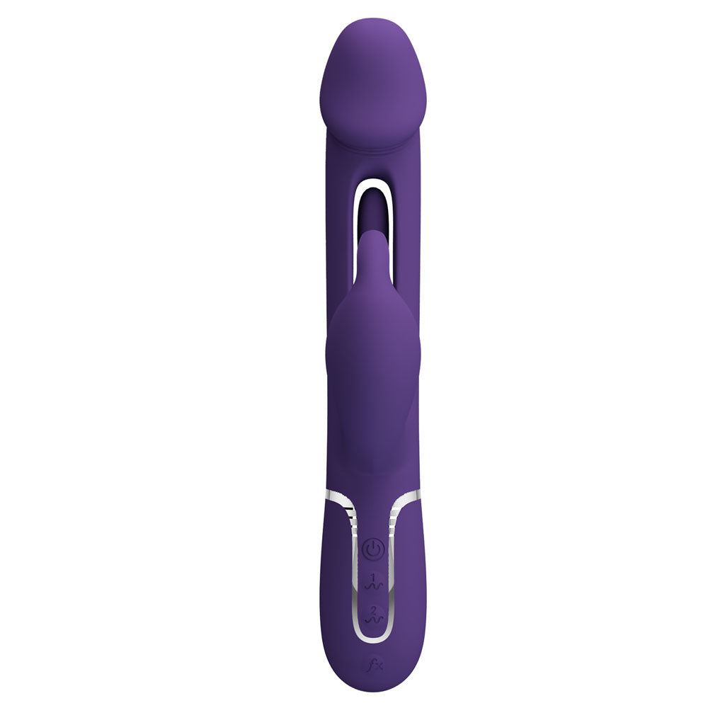 Party Up DAVID Swinging Vibe - Purple 23.2 cm Rabbit Vibrator