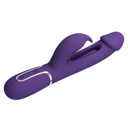 Party Up DAVID Swinging Vibe - Purple 23.2 cm Rabbit Vibrator