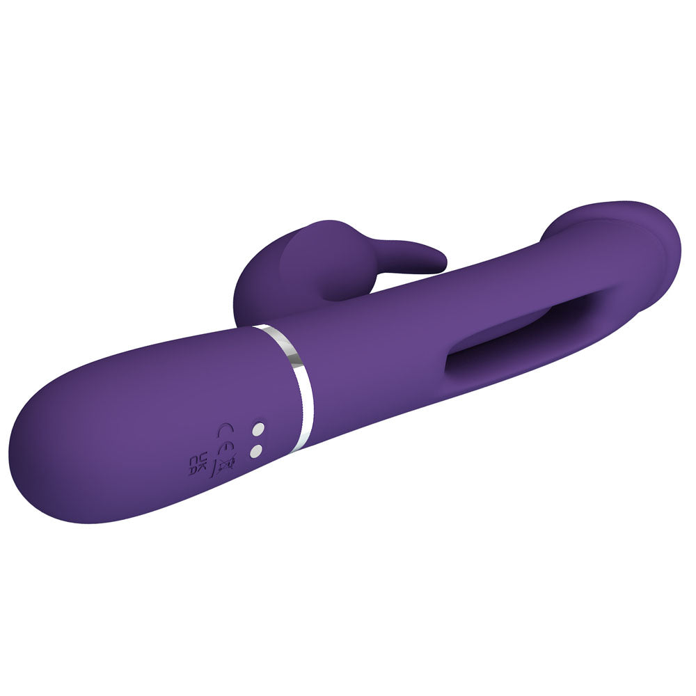 Party Up DAVID Swinging Vibe - Purple 23.2 cm Rabbit Vibrator