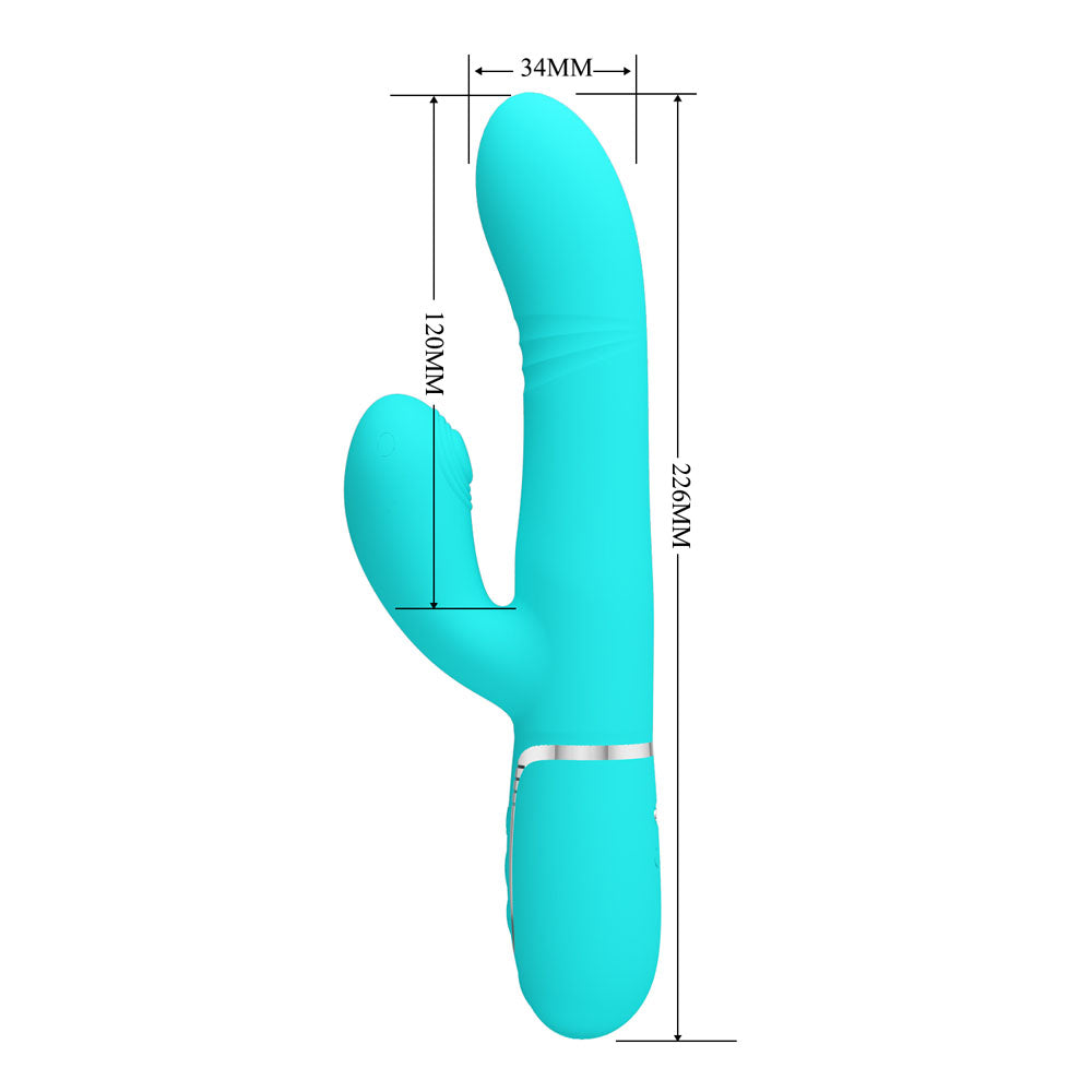 Party Up PAUL Rolling Beads Vibrator 22.6 cm Thrusting Rabbit Vibrator