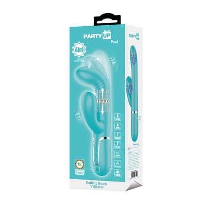 Party Up PAUL Rolling Beads Vibrator 22.6 cm Thrusting Rabbit Vibrator