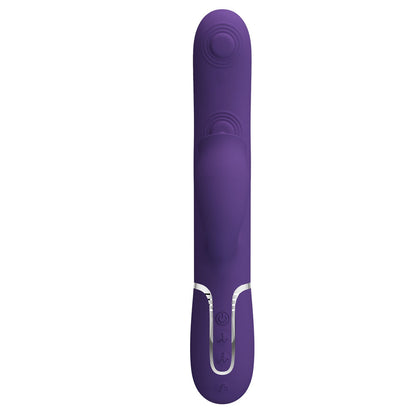 Party Up ALAN Dual Motor Vibrator - Purple 22.8 cm Vibrator