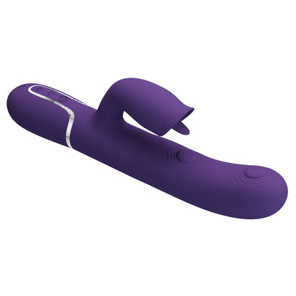 Party Up ALAN Dual Motor Vibrator - Purple 22.8 cm Vibrator